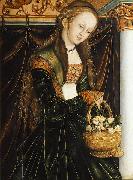 Lucas Cranach Die Heilige Dorothea oil on canvas